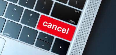 What should you do when contracts, sales or purchases are cancelled?